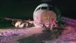 Air Canada: Avión se salió de la pista al aterrizar y dejó 23 heridos