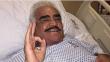 Vicente Fernández fue operado de urgencia por hernia ventral