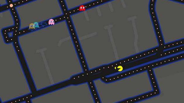 Ahora puedes jugar Pac-Man desde GoogleMaps. 