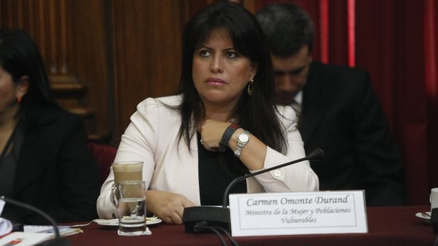 A SU MANERA. Carmen Omonte no respetó el acuerdo de bancada y generó controversias en su bloque. (Mario Zapata)