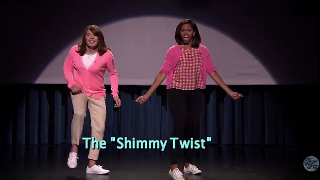 Michelle Obama y Jimmy Fallon divirtieron con secuencia de baile. (YouTube)