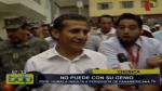 Ollanta Humala no guardó las formas. (Panamericana TV)
