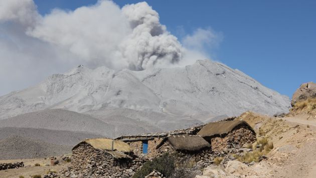Moquegua: Se registró explosión en el volcán Ubinas. (USI)