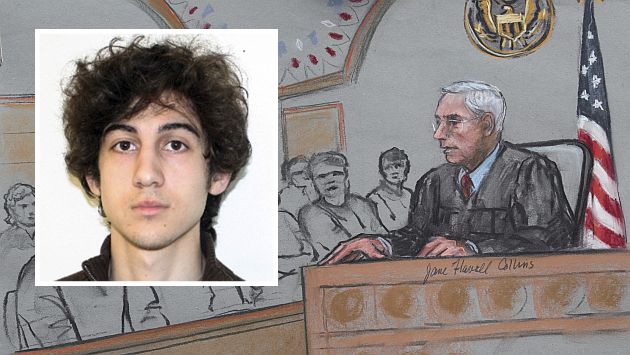 Atentado en Boston: Dzhokhar Tsarnaev es declarado culpable por 30 cargos. (EFE/AP)