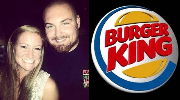 Burguer King pagará la boda del matrimonio hamburguesa. (Twitter)