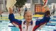 Japón: Mujer de 100 años de edad bate récord de natación 