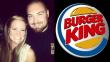 Burger King pagará boda de Joel Burger y Ashley King, la 'pareja hamburguesa'