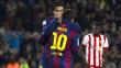 Barcelona goleó 4-0 al Almería con goles de Lionel Messi y Luis Suárez