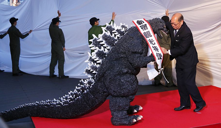 Godzilla fue nombrado embajador turístico de la ciudad de Tokio. (AP)