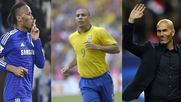 Ronaldo, Didier Drogba y Zidane se unen por una buena causa. (Agencias)