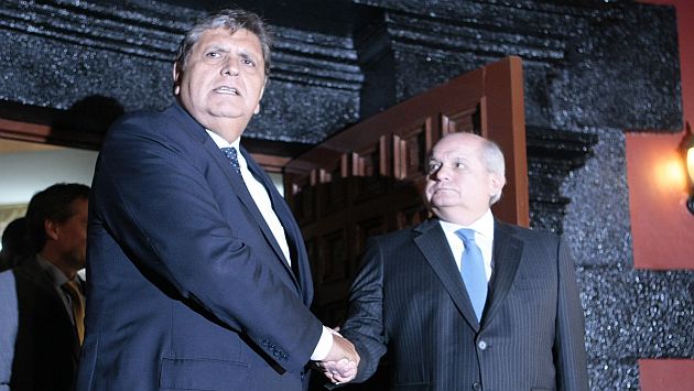 Pedro Cateriano se reunió el viernes por la noche con Alan García. (Roberto Cáceres)