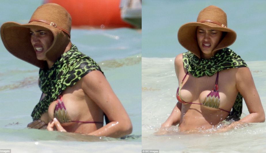 Irina Shayk lució su espectacular figura en las paradisíacas playas de México. (Dailymail)