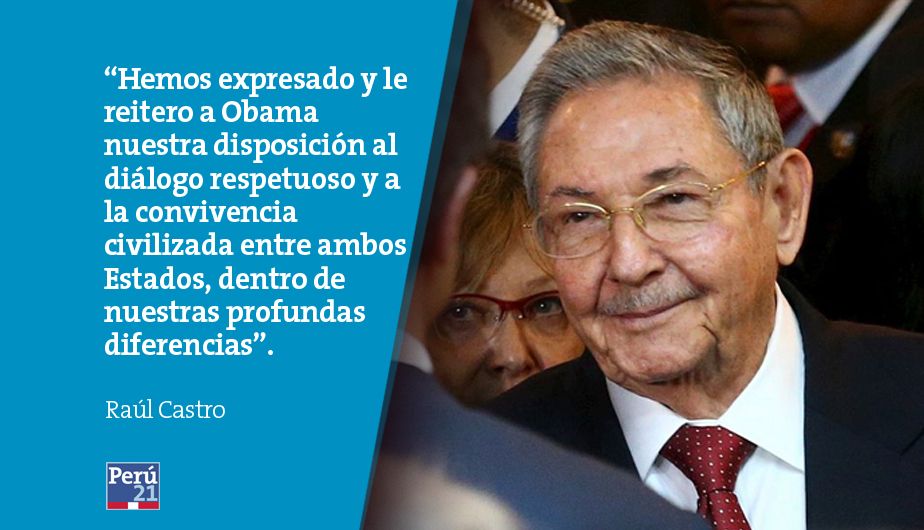 Raúl Castro intervino por primera vez en la Cumbre de las Américas. (Perú21)