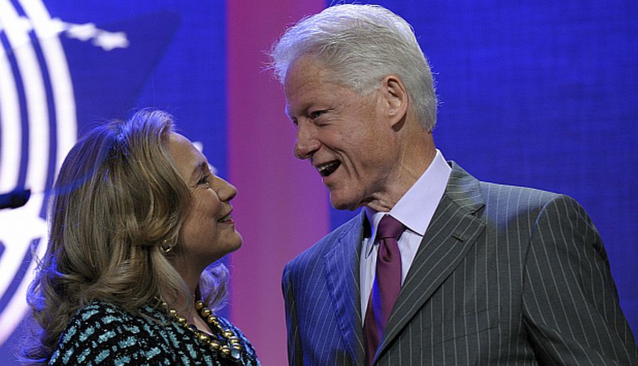 Hillary Diane Rodham junto a Bill Clinton. (USI)