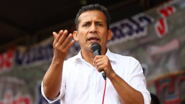 Ollanta Humala defendió la política social de su gobierno. (USI)