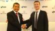 Facebook: Mark Zuckerberg y Ollanta Humala se reunieron en Panamá
