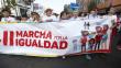 Unión Civil: Colectivos y ciudadanos marcharon para exigir igualdad de derechos