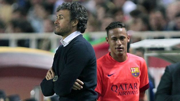 Neymar se molestó al ser sustituido el fin de semana contra el Sevilla. (EFE)