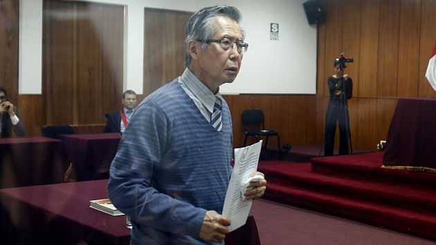 El mandatario Alberto Fujimori aseguró que violan su intimidad. (Nancy Dueñas)