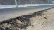 Costa Verde: Mar erosionó tercer carril recién asfaltado por Castañeda [Fotos]