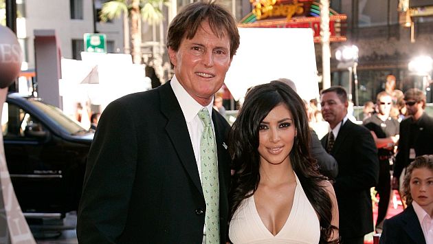 Kim Kardashian y Bruce Jenner en una imagen del año 2006. (AFP)