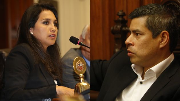 Luis Galarreta exigió a Ana María Solórzano debatir descuentos a gratificaciones. (USI)