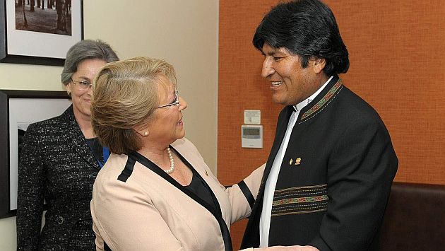 Bolivia y Chile enfrentados en la Corte de La Haya. (Andina)