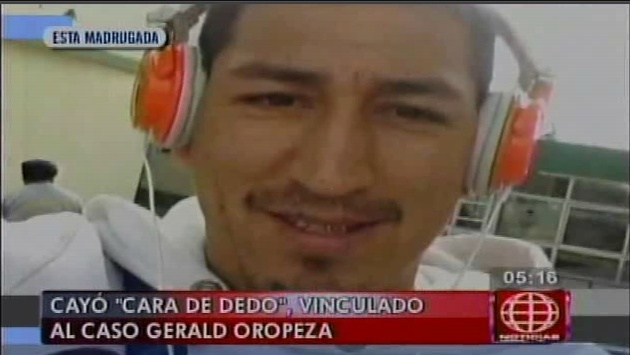 Jonathan Navarro Berríos es sindicado como el lugarteniente de Gerald Oropeza. (América TV)