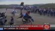 Huancavelica: Hombre murió luego de ser embestido por caballo durante carrera