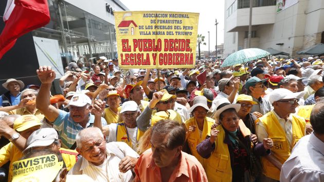 Los fonavistas lograron la devolución de sus aportes gracias a un referéndum. (Perú21)
