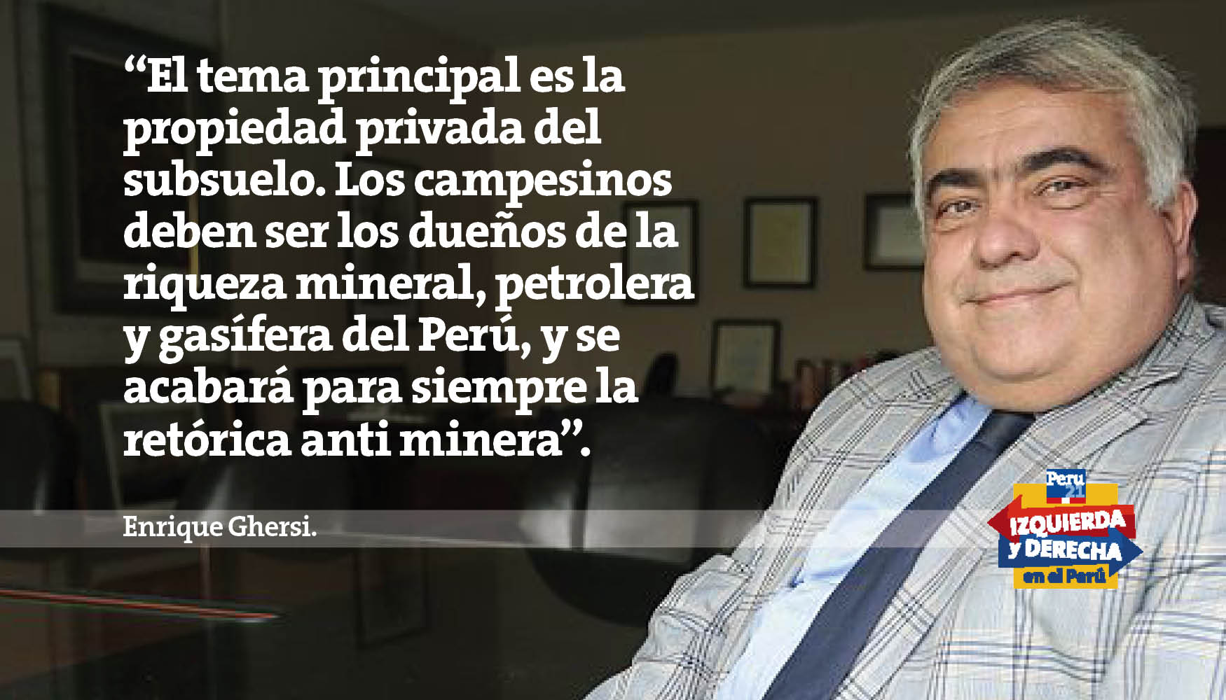 Enrique Ghersi: Sus frases más ‘picantes’ sobre izquierda y derecha en el Perú. (Perú21)