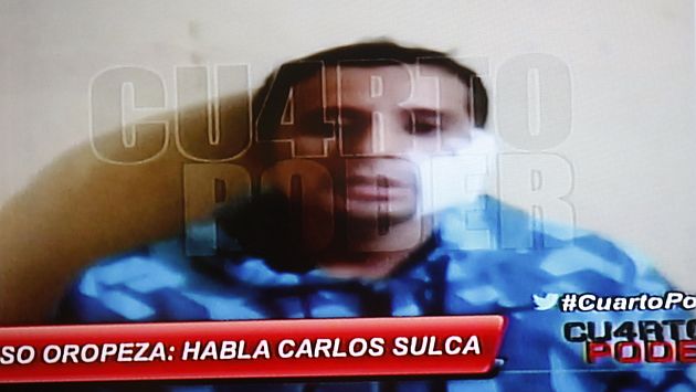 Caso Gerald Oropeza: Carlos Antonio Sulca Cruz se encuentra en la clandestinidad. (Captura de América TV)