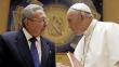 Raúl Castro al papa Francisco: "Si sigue hablando así, volveré a la Iglesia católica"
