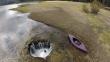 Estados Unidos: ¿Por qué este agujero se traga a un lago en Oregon?