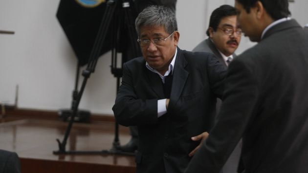 Facundo Chinguel: El último lunes pidieron 17 años de cárcel para el ex presidente de la Comisión de Gracias Presidenciales. (Mario Zapata)