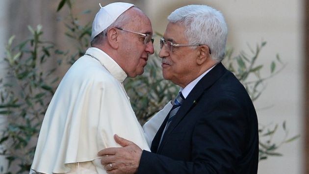El Papa Francisco firmará un convenio con el presidente palestino Mahmud Abas. (Agencias)