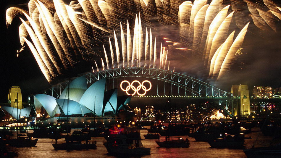 Los anillos para los Juegos Olímpicos de 2000 estaban desmontados y en desuso  (Corbi Images)
