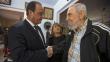 François Hollande defendió su encuentro con Fidel Castro pese a críticas