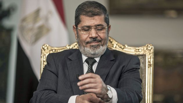 Mohamed Morsi fue el primer presidente egipcio elegido libremente en las urnas. (AFP) 