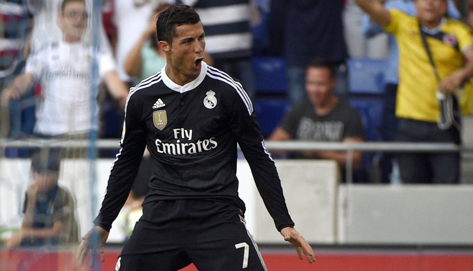 Real Madrid venció 4-1 a Espanyol con triplete de Cristiano Ronaldo. (AFP)