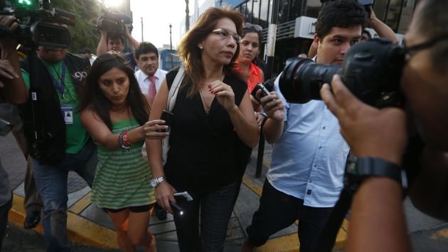 INDIGNADA. Marita Barreto cuestiona anulación del arresto preliminar. (Perú21)
