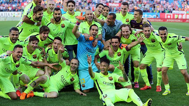 Barcelona: Así celebraron los campeones de la Liga BBVA en redes sociales. (AFP)