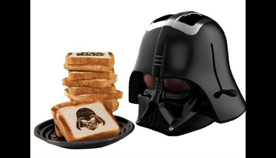 Un tostador de Darth Vader.  (Pinterest: difundir.org)