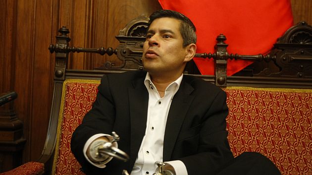 Luis Galarreta emplazó a Ollanta Humala a apoyar la votación del Congreso. (Roberto Cáceres)
