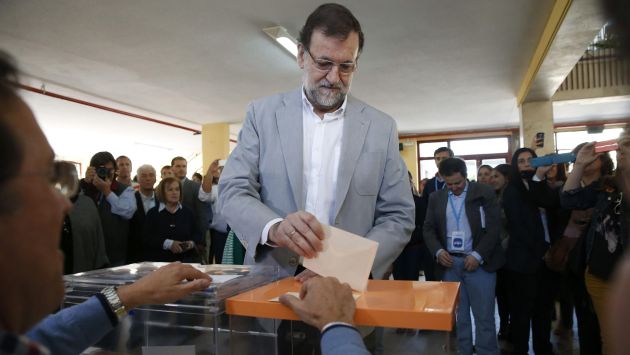 Duro revés. grupo de Rajoy ganó las elecciones en Madrid. (EFE)