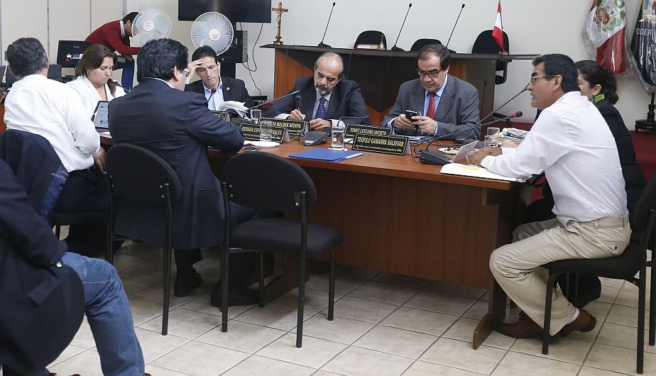 César Álvarez respondió por nexos con Martín Belaunde Lossio ante comisión congresal. (Mario Zapata)