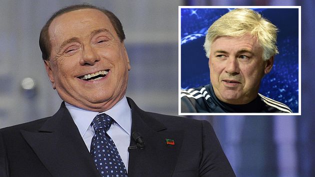 Silvio Berlusconi ve poco probable que Carlo Ancelotti regrese al Milan. (EFE)