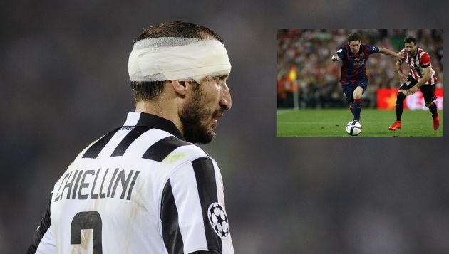 Giorgio Chiellini advirtió a Lionel Messi que tendrá fuerte marca en la final de Copa del Rey. (Reuters/AP)