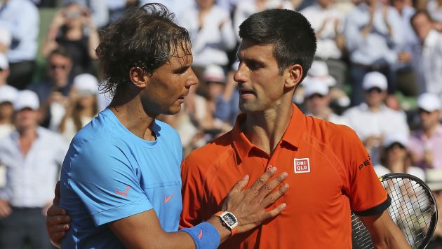 Novak Djokovic mostró todo su poderío en Roland Garros frente a Rafael Nadal. (AP) 