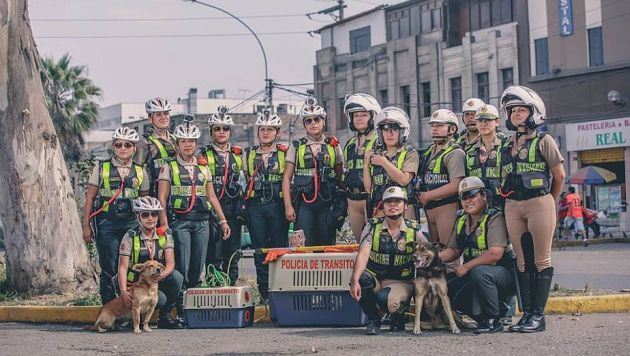 PNP ayuda al rescate de mascotas abandonas y heridas en Lima. (Peludos en Apuros en Facebook)
